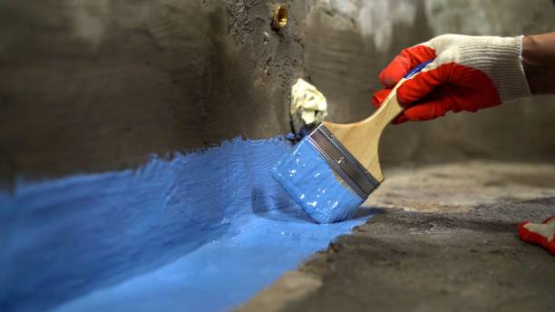 Large-scale Interior Drainage System work completed in Henderson, MI by SJ Waterproofing Pros